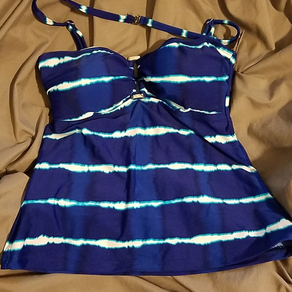 CHAPS bathing suit top